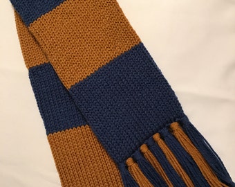 Ravenclaw scarf, Harry Potter scarf, Adult Ravenclaw house scarf, Adult Harry Potter scarf, Adult Ravenclaw scarf, Harry Potter House scarf