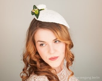 Bridal Fascinator Mediteran Peonies