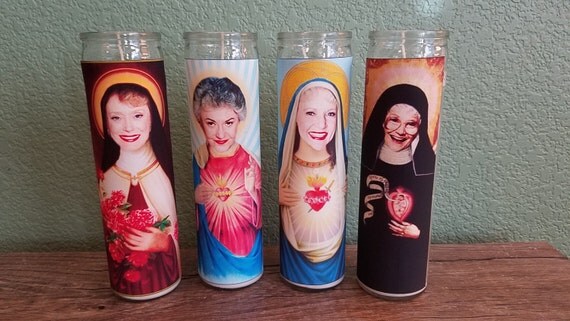golden-girls-saint-candle-set