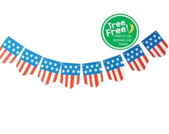 Independence Day 8-ft Banner (Eco-friendly, Compostable)