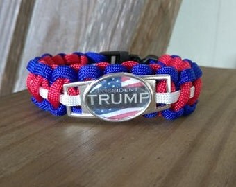 Donald Trump presidential paracord bracelet Trump Inauguration 2017