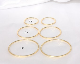 Small gold hoop earrings - Hoop Earrings, Gold Hoops, High quality hoops, 14k gold filled earrings, Simple Delicate earrings, Gold Earrings