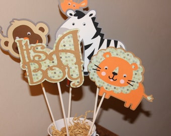 Jungle theme baby shower | Etsy