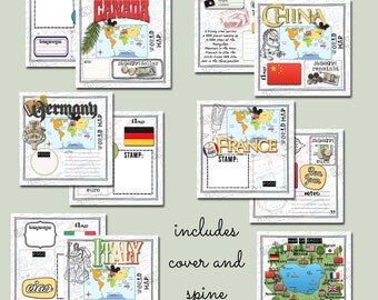 Digital EPCOT World Showcase Printable Passport