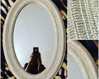 Rhinestone Wall Mirror mirror / 31 rhinestone mirror / wall mirror / bling Rhinestone Wall Mirror mirror / 31 rhinestone mirror / wall mirror / bling
