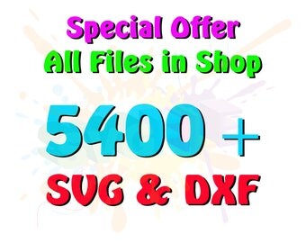 SVG Bundle for SVG Files Cutting Monogram Cricut Designs Fonts - SVG Files for Silhouette - Instant Download