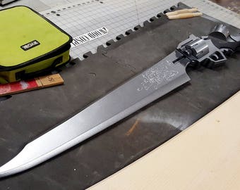 Gunblade Final Fantasy 8 Squall Wooden Replica Sword