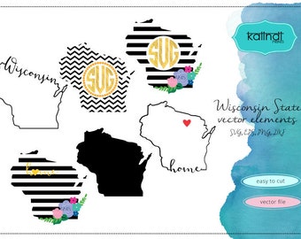 Wisconsin svg, Wisconsin vector file, Wisconsin SVG file, svg, Wisconsin state, Wisconsin silhouette, WI svg ID#st-wi