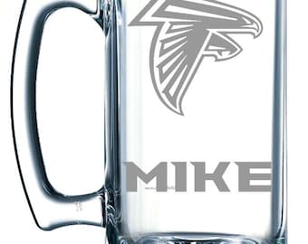 Personalized beer mug Atlanta Falcons, Gift