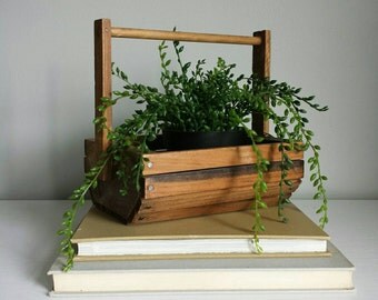 Wooden planters Etsy