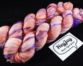 Hand Dyed Sock Yarn Superwash Merino - Spring's Here