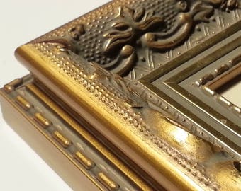Baroque Ornate Gold Beveled Mirror, Framed Mirror, Wood, Large Gold Mirror, Traditional, 40x28,20x24,16x20