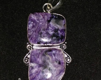 Charoite Pendant Necklace