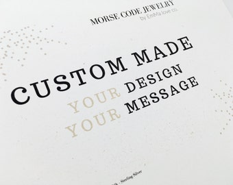 CUSTOM Morse Code Bracelets / YOUR DESIGN Morse bracelets / Silk Cord bracelets /Secret Message Bracelet/Love bracelet / Morse code jewelry