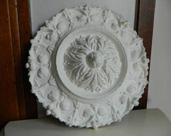 Ceiling Medallion, Ceiling Rose, Plaster Medallion, Antique Plaster, Anaglypta, Lincrusta, Tin Ceiling Square, Architecture Salvage