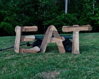 Large Wood Letters-Oversized, Customizable