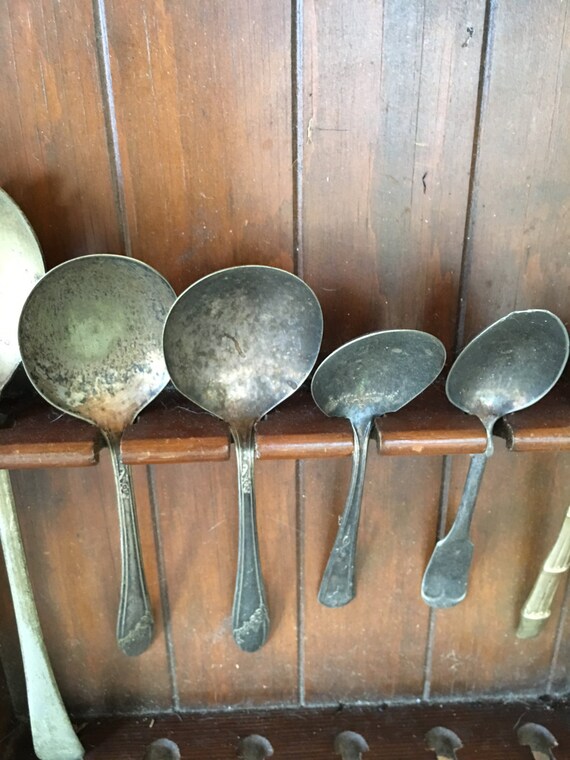 Sterling Silverware Wall Hanging Primitive Rustic Decor