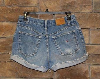 Tommy Hilfiger Cutoff Shorts Jean Shorts Women's Size 6 Stonewash