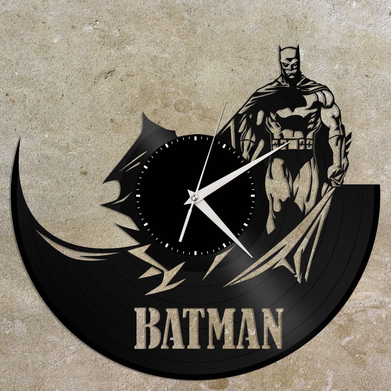 Batman Clock Vinyl Record Clock Wall Clock Modern Wall