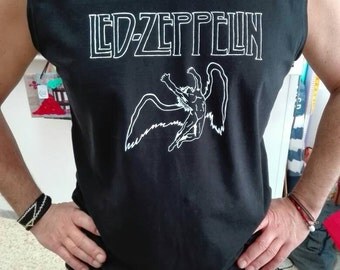 LED ZEPPELIN, rock music, rock band, unisex, vintage tshirt, led zeppelin t-shirt, camiseta, maglietta, hand painted tshirts, cotton tshirt