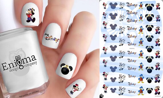 Disney Cruise Nail Decals Set of 60