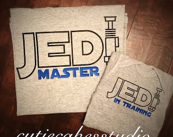 Disney Star wars shirt Disney men boy Baby Toddler Disney World disney vacation matching brother or father son jedi master jedi in training