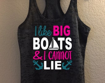 Boating Tank Top Boat Hair Dont Care Cruise Shirts Girls