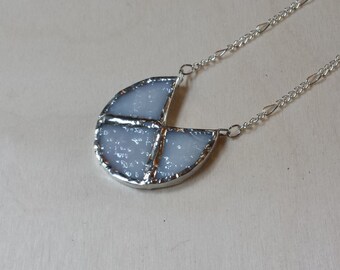 Stained glass pendant