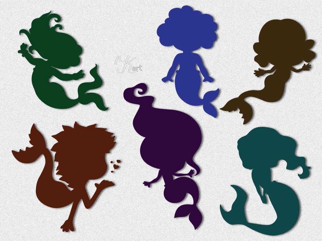 Download Little mermaid svg Mermaid silhouette Svg Baby mermaid svg