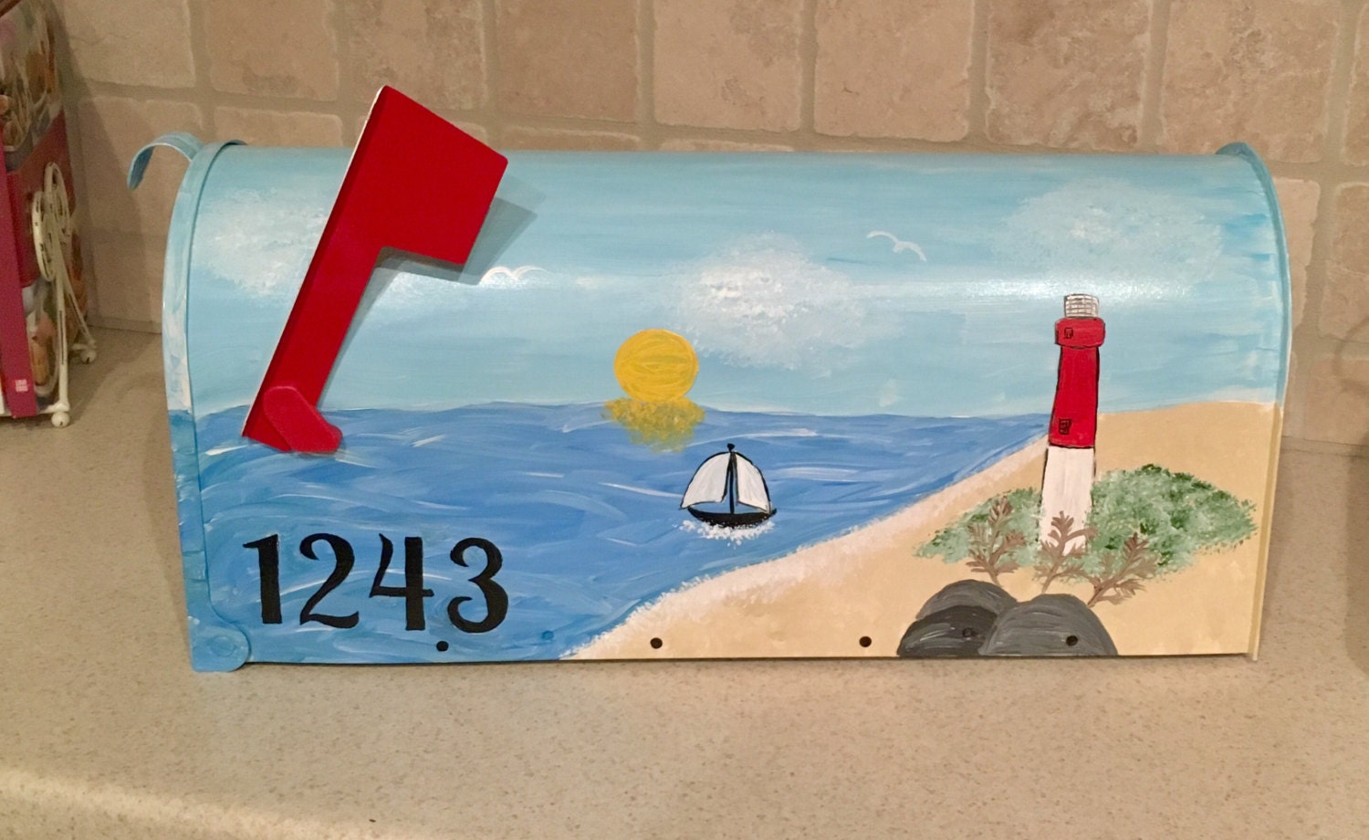 Painted Mailboxes Nautical Mailboxes Custom Mailboxes