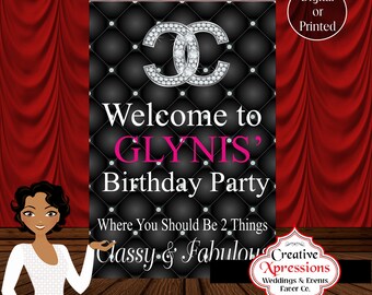 Chanel backdrop | Etsy