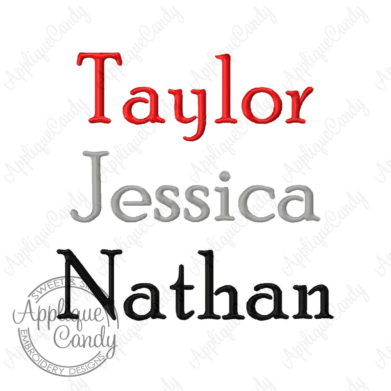 Custom Digitized Name Machine Embroidery Design Poor Richard