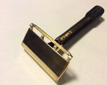 Gem Single Edge Push Button Safety Razor