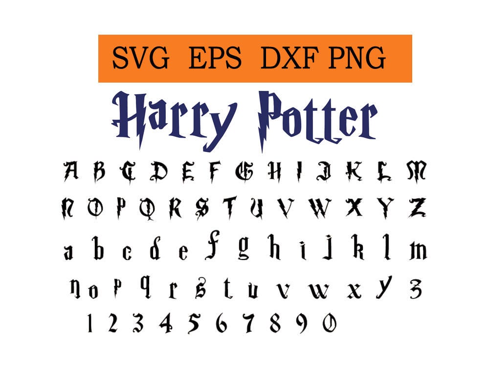 harry potter font style name