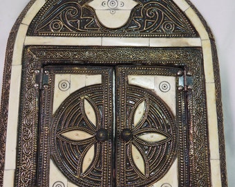 authentic Moroccan mirror/silver /brass/copper mirror
