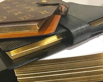 GOLD EGDE A5/PERSONAL Full Set 2017 Dated Planner Inserts, Refill, Organiser, Calendar, Diary, Printed, Louis Vuitton Agenda gm mm 2017
