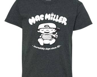 mac miller shirt blue