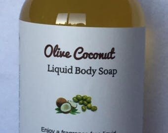 Olive Coconut Liquid Soap-For Sensitive Skin