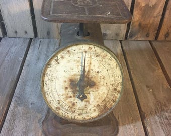 Vintage Colombia Scale/Vintage Kitchen Scale/Antique Kitchen Scale/Columbia Kitchen Scale/Vintage Comumbia Scale/Vintage Scale