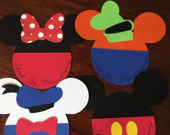 Set of 7 Mousekeeping envelopes