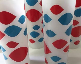 Dairy Queen Frosted Glasses - Set of 6