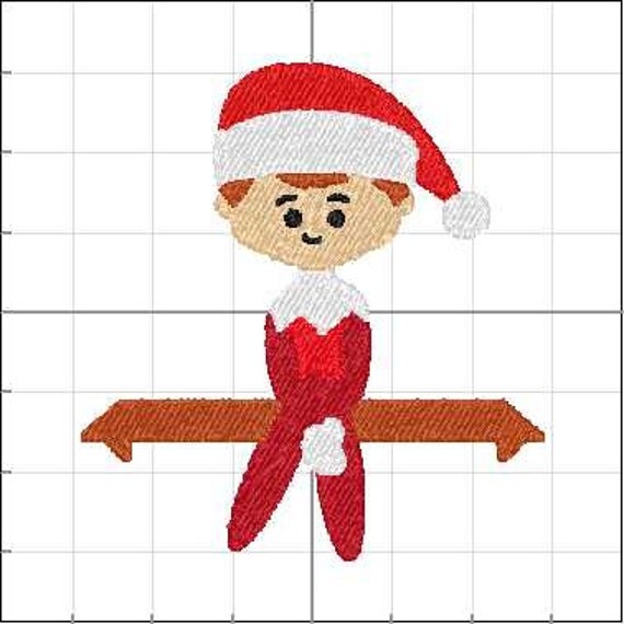 Shelf Elf 4x4 Embroidery Design By SugarMamaEmbroidery On Etsy