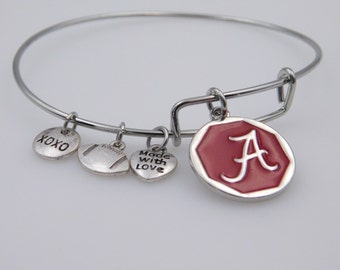 Alabama Crimson Tide Bracelet