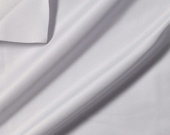 Polyester Velvet Fabric (Natural White, sold by the yard)