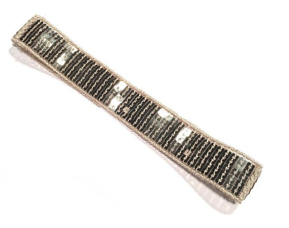 Gold Sequin Choker | Gold | Square sequins | Woven choker | NORA