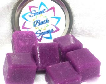 Lavender Sugar Cube Scrub - Sugar Scrub - Sugar Cube Sugar Scrub - Lavender Sugar Scrub - Lavender Soap Scrub - Sugar Cube Scrub - Spa Gift