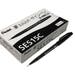 10pcs Set - Pentel SES15C Caligraphy Brush Sign Pens - Black