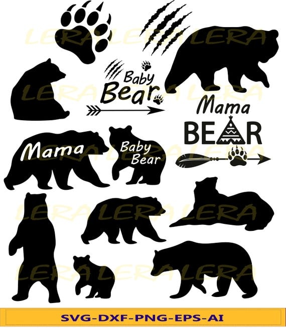 Free Free Mama And Baby Bear Svg Free 685 SVG PNG EPS DXF File