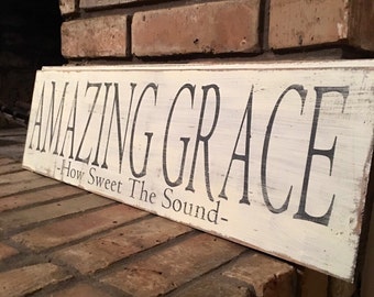 Amazing Grace Wall Decor amazing grace | etsy Amazing Grace Wall Decor amazing grace | etsy