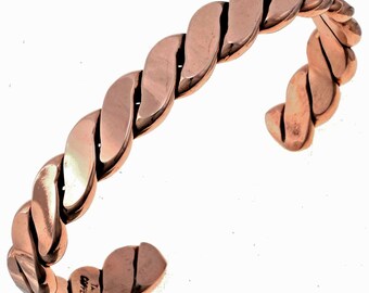 Navajo Copper Cuff Bracelet Heavy Gauge Big Boy Style